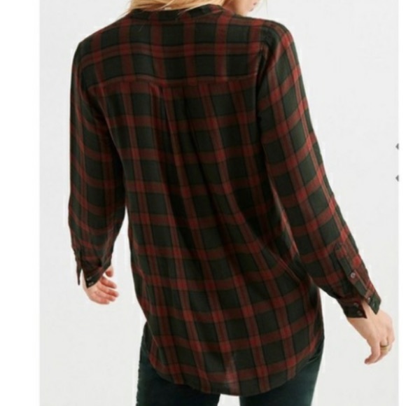 Lucky Brand Popover Tunic Plaid - Picture 2 of 2